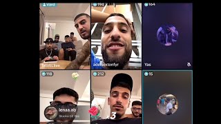 Adel Tatotii Ghost Alby Vulkanen Yas amp Raffe TikTok Live [upl. by Yenots]