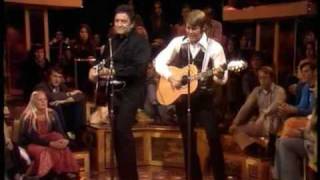 Glen Campbell amp Johnny Cash  Folsom Prison Blues Live Goodtime Hour [upl. by Eibrab]