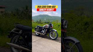 BSA Gold Star 650 Build Quality Issues  BikeWale shorts bsagoldstar650 [upl. by Lila]