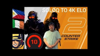 CounterStrike 2 FACEIT SOLOQ TO 4K ELO  60sec DELAYENG 341 🇮🇪🇵🇭🏙️PINOYIRISH streamer [upl. by Ennaylloh]