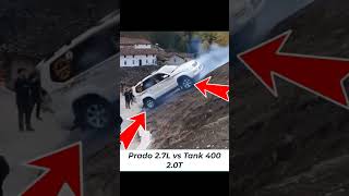 Chinese cars versus Japanese cars offroad prado tank400 [upl. by Agosto]