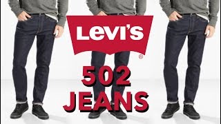 Levis Fits Explained  502 Regular Tapered Jeans [upl. by Heath]