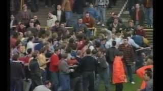 Chesterfield v Northampton football hooligans [upl. by Mannuela703]