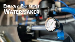 Installing Our New Schenker Energy Efficient Watermaker [upl. by Chevy]