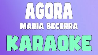 AGORA KaraokeInstrumental  Maria Becerra [upl. by Nelda]