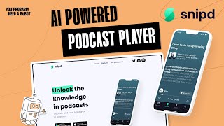 The best podcast player  Snipd AI podcast player tutorial [upl. by Breskin]