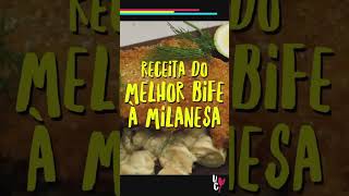 O JEITO CERTO DE FAZER BIFE À MILANESA  SHORTS  UNDERCHEF [upl. by Glover]