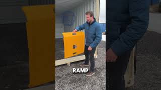 Make loading and unloading your shipping container easy with our superstrong lightweight ramp [upl. by Ahsenwahs395]