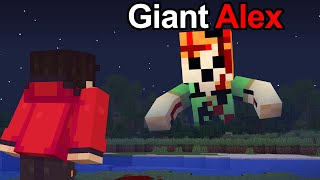 We Survived Giant Alex in Minecraft [upl. by Elysee806]