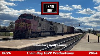 Galesburg Railfanning  111024 [upl. by Carthy826]