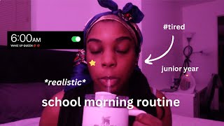 GRWM 6 AM SCHOOL MORNING ROUTINE  junior year [upl. by Erdnael]