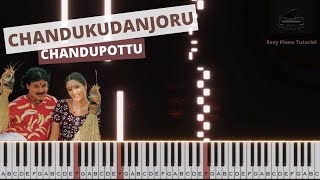 Chandukudanjoru  Chandupottu  Piano Tutorial [upl. by Irallih]