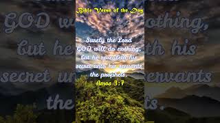 Amos 37 Bible Verse of the Day [upl. by Norene]