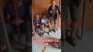 GLADIATORZY CZ 49 funnyvideo praca bricklayer śmieszne funnyshorts humor funny [upl. by Gerard]