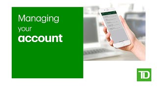 Managing your direct investing account with the TD app [upl. by Horwitz]