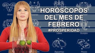 Horoscopos del Mes de Febrero Febrero MhoniVidente [upl. by Ardelle]