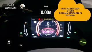 Lexus NX 350h Acceleration Dragy [upl. by Loferski]