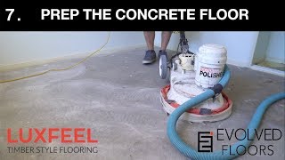 7 Evolved Floors DIY  Prepare The Concrete  POLYVAC [upl. by Denys886]