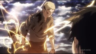 Attack on Titan Bertholdt Reiner Reveal Armored Colossal Titan English Dubbed [upl. by Nniroc382]