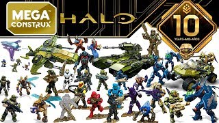 Halo Mega Construx SETS 10° ANIVERSARIO [upl. by Utley]