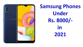 Samsung Mobiles under 8000  Samsung Mobile Price 6000 to 8000 [upl. by Ayanahs431]