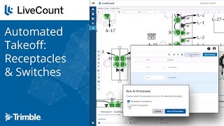 LiveCount Automate Takeoff  Recognize Different Types of Receptacles and Switches using AI [upl. by Sina]