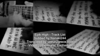 Epik High  Tracklist Eng Sub [upl. by Tansy]