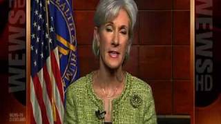 Health care interview with HHS Secretary Kathleen Sebelius [upl. by Sawyere982]