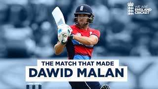 The Match That Made Dawid Malan  78 off 44 In First Ever Game  England v South Africa T20 2017 [upl. by Ateikan]