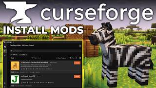 How To Use CurseForge Minecraft Mods [upl. by Notnil]