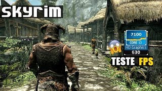 i3 7100 8gb  Gameplay  SEM PLACA DE VÍDEO 1080p  Skyrim [upl. by Melia814]