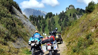 Vom Passo Della Forcella zum Forcella Ielma mit der Africa Twin 2016 [upl. by Standice]