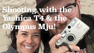 Shooting with the Yashica T4 and the Olympus Mju II [upl. by Suzzy]