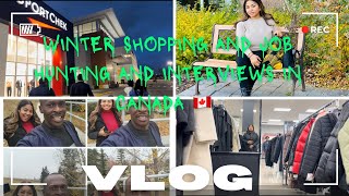 Canada Living 4MY JOB HUNTING EXPERIENCE IN 🇨🇦 WINTER SHOPPING vlog [upl. by Browning]