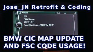 BMW CIC Map Upgrade [upl. by Eidna]