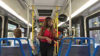 CTA On Board Riding 2013 New Flyer D60LFR Bus 4353 on Route 147 Outer Dusable LSD Express to Howard [upl. by Per792]