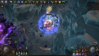 Under 1 Mirror 260M DPS Trickster Rathpith Globe Hexblast Mine T16 Glacier Rogue Exile POE 325 [upl. by Oilegor]