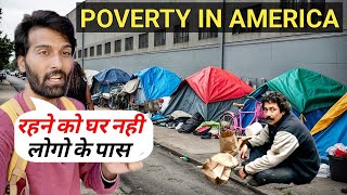 HOMELESS PEOPLE AND POVERTY IN AMERICA SKID ROW LOS ANGELES [upl. by Idnac502]