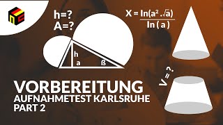 Mathe Aufnahmetest Studienkolleg Karlsruhe Teil 2 [upl. by Thesda]