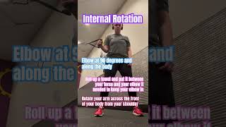 Cable internal rotations for strengthening your rotator cuff [upl. by Annis579]