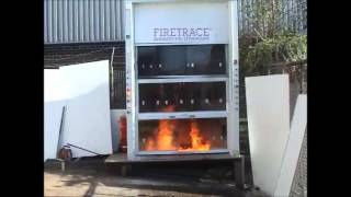 Firetrace Dry Powder Fire Suppression System Test in A Fume Cupboard [upl. by Tlaw]