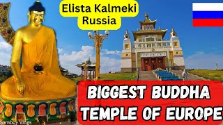 The Biggest Buddhism Temple in Europe  Elista Kalmeki Russia 🇷🇺 [upl. by Ycrep]