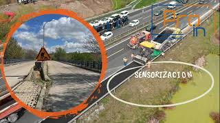 Sistema de Sensorización y Monitorización de señalización de obra en corte de carril [upl. by Lil288]