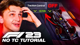 How to drive without traction control on F1 23 😎 [upl. by Terena418]