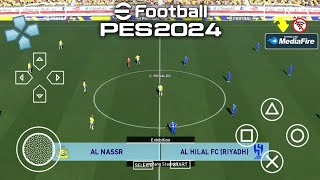 Main eFootball PES 2024 PPSSPP Android Final Update Camera PS5 amp Best Graphics [upl. by Kayle520]