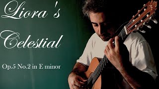 Lioras Celestial Op5 No2 in E minor By Alireza Tayebi  Classical Guitar [upl. by Asinet]