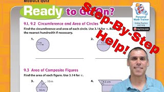 Module 9 Are You Ready Circumference Area and Volume [upl. by Urbana]