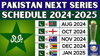 Pakistan next series after T20 World Cup 2024  PAK all next matches amp series schedule  9 Test ampODI [upl. by Eceerahs764]