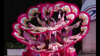 Korean traditional dance Buchaechum 부채춤 [upl. by Hannej259]