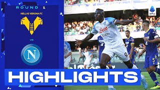 Verona 25 Napoli  Goals and Highlights Round 1  Serie A 202223 [upl. by Llennahc]